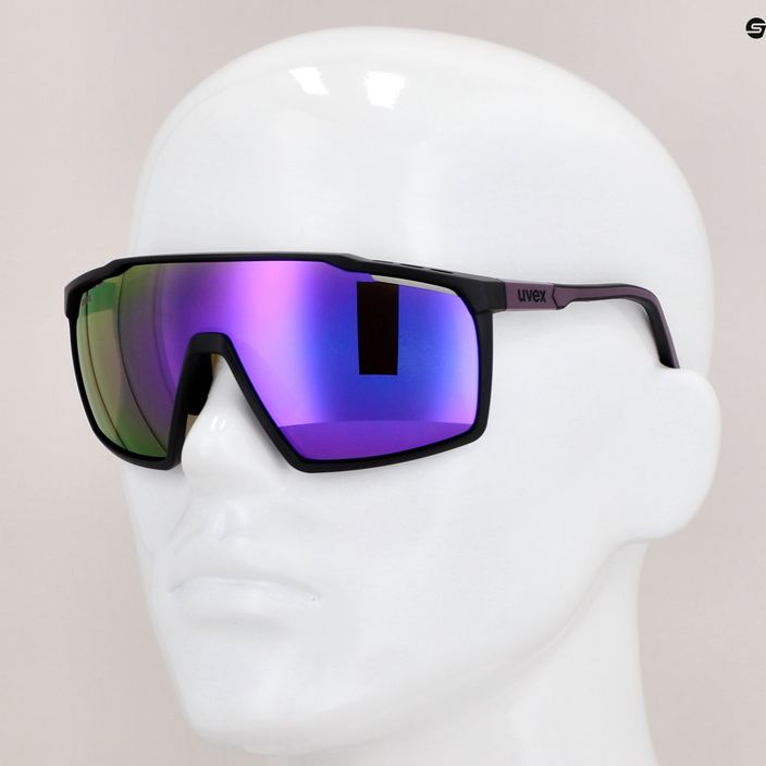 Сонцезахисні окуляри UVEX Mtn Perform black purple mat/mirror purple 53/3/039/2116 11