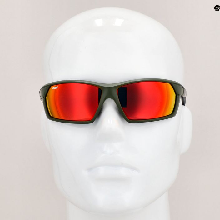 Сонцезахисні окуляри UVEX Sportstyle 225 olive green mat/mirror silver 53/2/025/7716 11