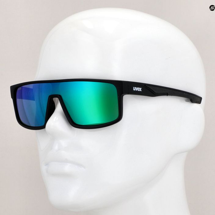 Сонцезахисні окуляри UVEX LGL 51 black matt/mirror green 53/3/025/2215 11