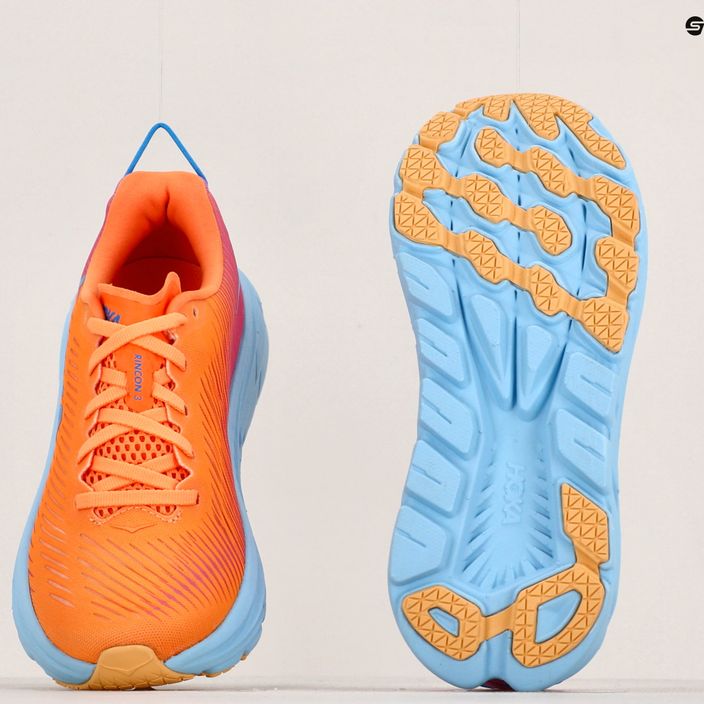 Кросівки для бігу жіночі HOKA Rincon 3 помаранчеві 1119396-MOCY 17