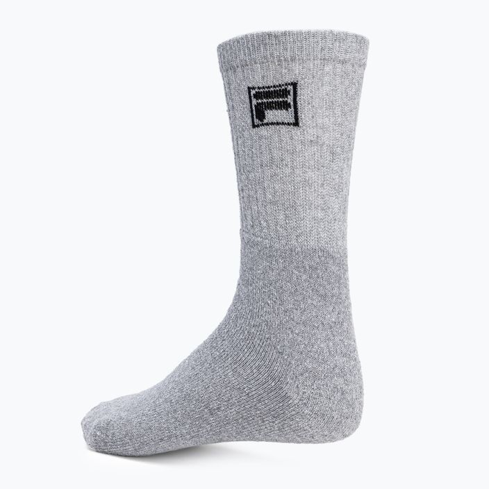 Шкарпетки тенісні чоловічі  FILA F9000 grey 3