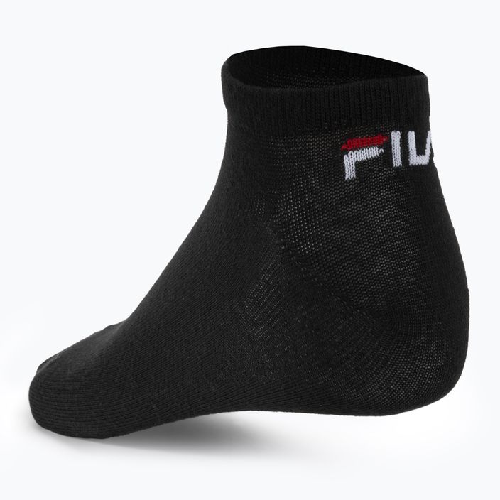 Шкарпетки FILA Unisex Invisble Plain 3 Pack black 3