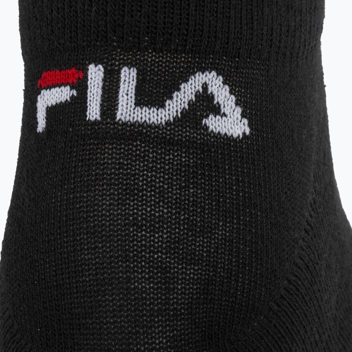 Шкарпетки FILA Unisex Invisble Plain 3 Pack black 4