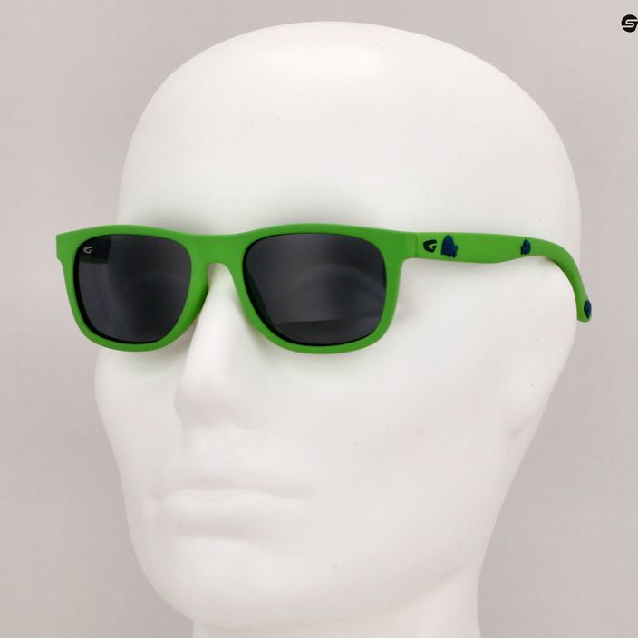Сонцезахисні окуляри дитячі GOG Alice junior matt neon green / blue / smoke E961-2P 10