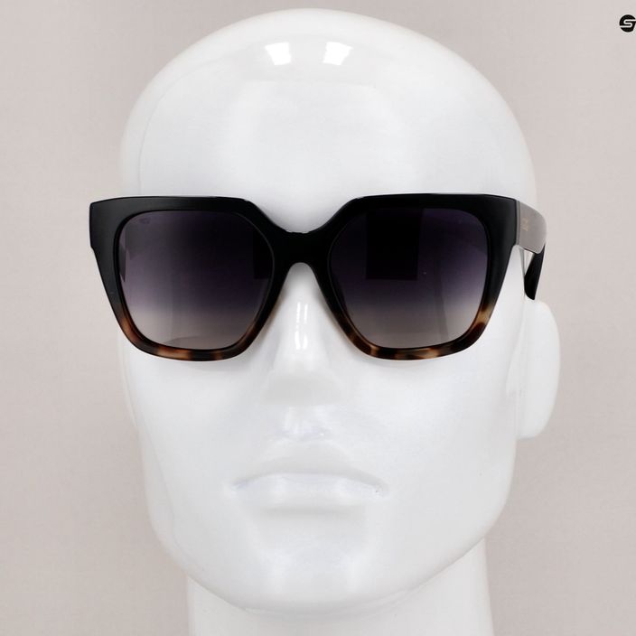 Сонцезахисні окуляри жіночі GOG Hazel fashion black / brown demi / gradient smoke E808-1P 10