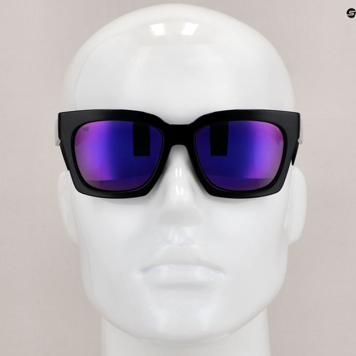 Сонцезахисні окуляри жіночі GOG Emily fashion black / polychromatic purple E725-1P 10