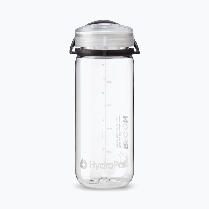 Дорожня пляшка HydraPak Recon 500 мл прозора/чорно-біла
