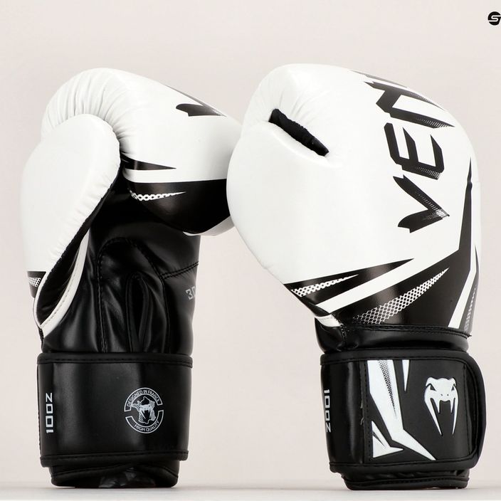 Рукавиці боксерські Venum Challenger 3.0 біло-чорні 03525-210 13