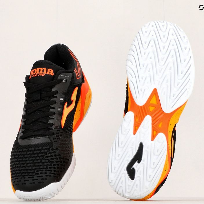 Кросівки для тенісу чоловічі Joma T.Ace 2301 чорно-помаранчеві TACES2301T 17