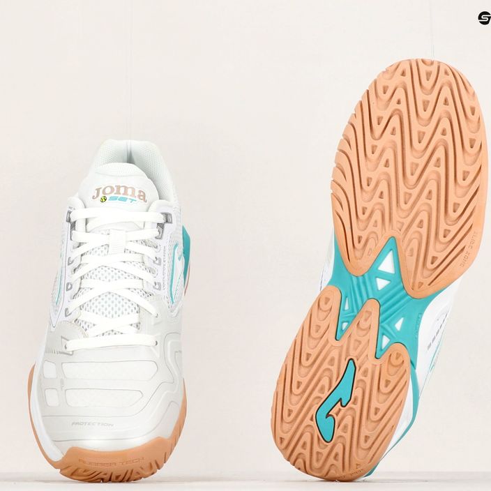 Кросівки для тенісу жіночі Joma T.Set біло-блакитні TSELS2302T 13