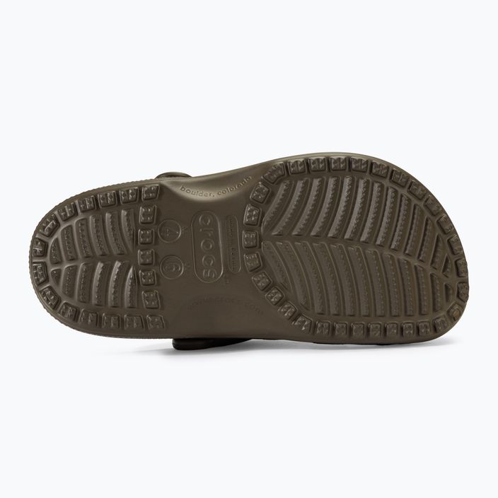 Шльопанці Crocs Classic chocolate 5