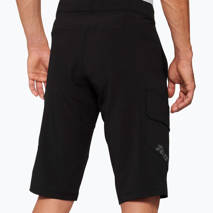 Велошорти чоловічі 100% Ridecamp Shorts W/ Liner black 3