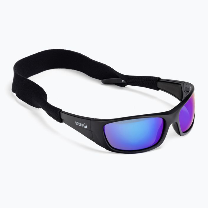 Сонцезахисні окуляри Ocean Sunglasses Bermuda matte black/revo blue 3401.0 6
