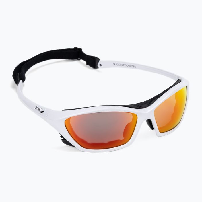Сонцезахисні окуляри Ocean Sunglasses Lake Garda shiny white/revo red 13001.3