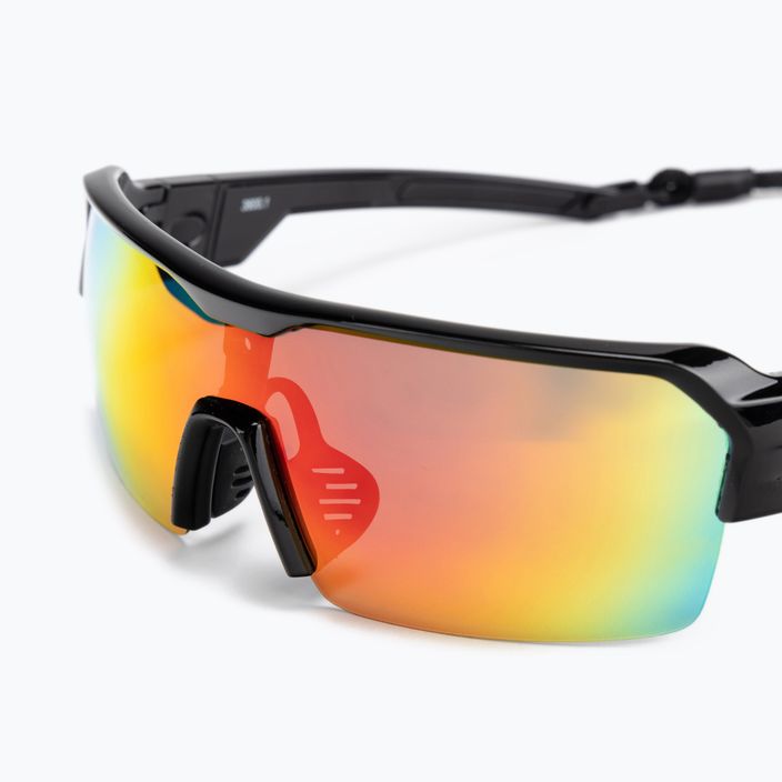 Окуляри велосипедні Ocean Sunglasses Race shiny black/revo red 3803.1X 5