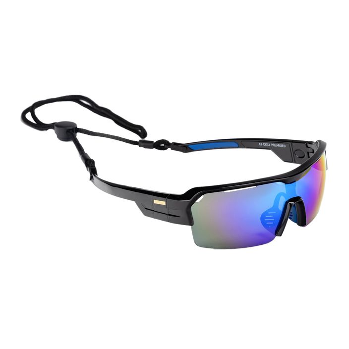 Окуляри велосипедні Ocean Sunglasses Race shiny black/revo blue 3801.1X