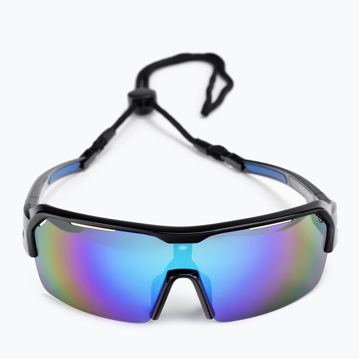 Окуляри велосипедні Ocean Sunglasses Race shiny black/revo blue 3801.1X 3