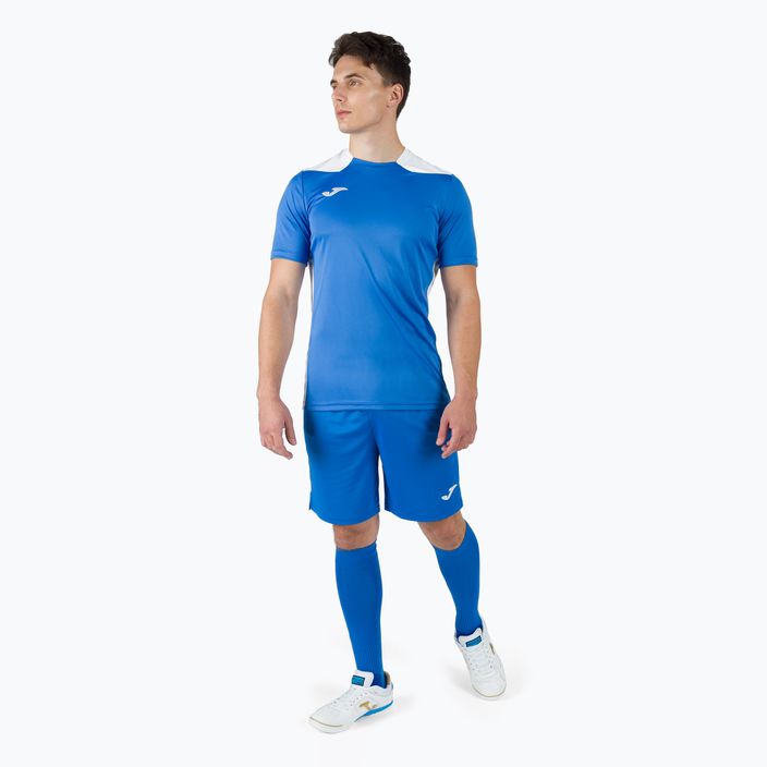 Футболка футбольна чоловіча Joma Championship VI синьо-біла 101822.702 5