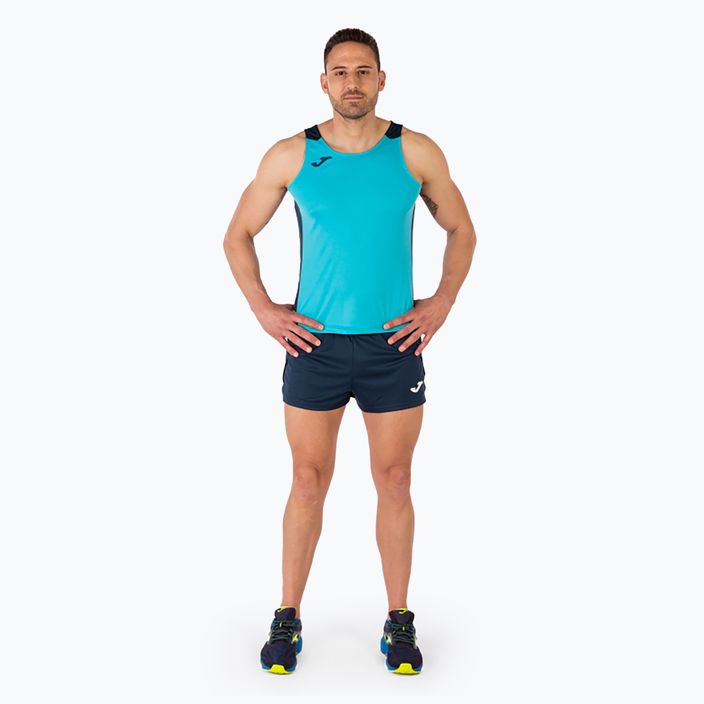 Майка для бігу чоловіча Joma Record II turquoise/navy 2