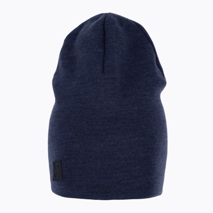 Шапка BUFF Heavyweight Merino Wool Hat Solid темно-синя 113028 2
