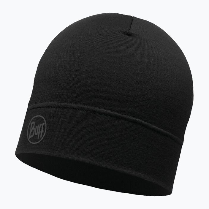 Шапка BUFF Lightweight Merino Wool Hat Solid чорна 113013.999.10.00 4
