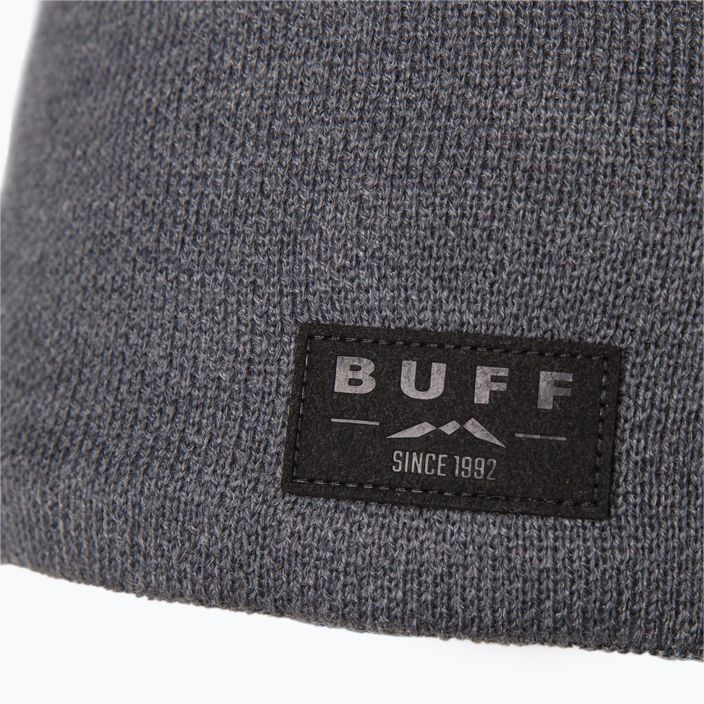 Шапка BUFF Knitted & Polar Hat Solid сіра 113519.937.10.00 3