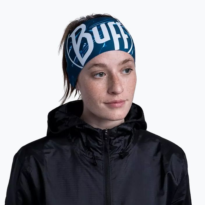 Пов'язка BUFF Tech Fleece Headband Xcross темно-синя 126291.555.10.00 5