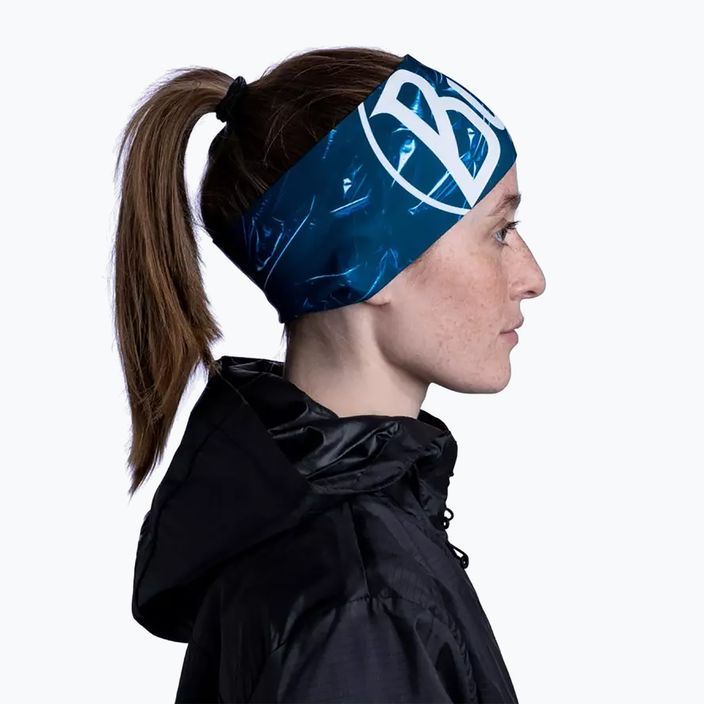 Пов'язка BUFF Tech Fleece Headband Xcross темно-синя 126291.555.10.00 6
