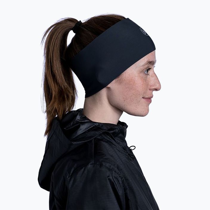 Пов'язка BUFF Tech Fleece Headband Solid сіра 124061.937.10.00 6