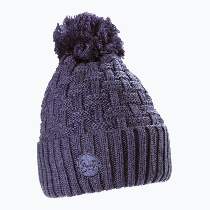 Шапка зимова BUFF Knitted & Fleece Hat Airon темно-синя 111021.779.10.00