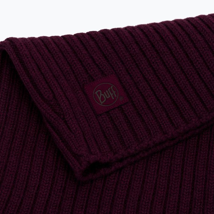 Шарф-хомут BUFF Knitted Norval maroon 3