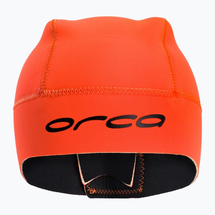 Шапочка для плавання неопренова Orca Swim Hat помаранчева GVBA48 2