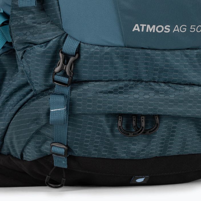 Рюкзак трекінговий чоловічий Osprey Atmos AG 50 l блакитний 10004006 5