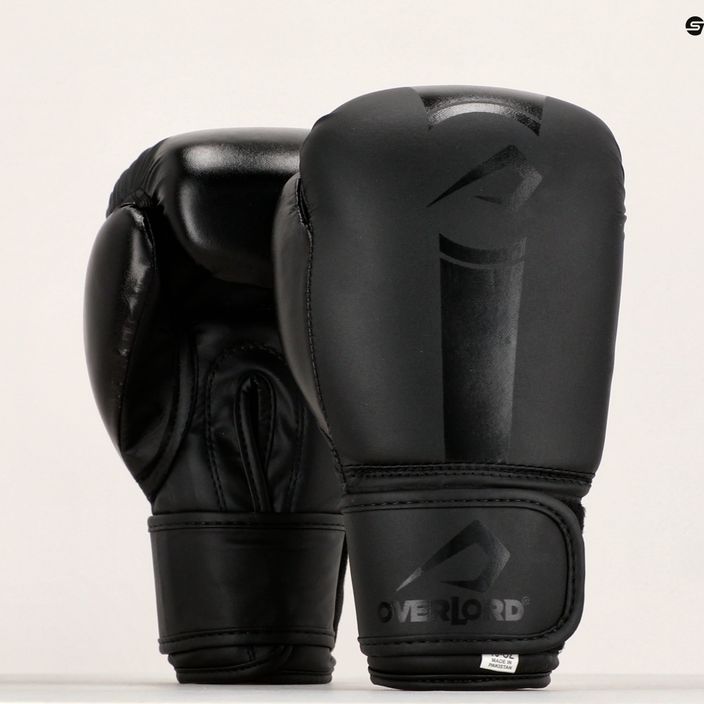 Рукавиці боксерські Overlord Boxer чорні 100003-BK 7