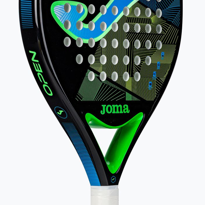 Ракетка для падл-тенісу Joma Open чорно-блакитна 400814.116 5
