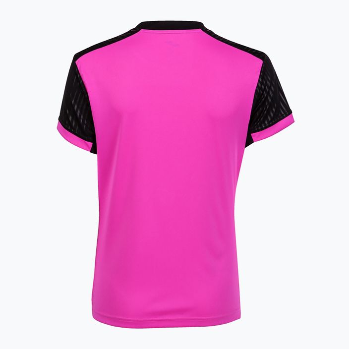 Футболка Joma Montreal SS fluor pink/black 6