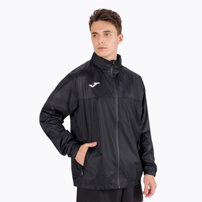 Куртка тенісна Joma Montreal Raincoat чорна 102848.100 3