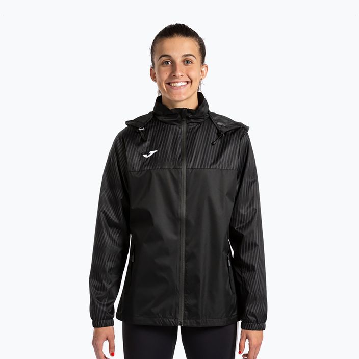 Куртка тенісна Joma Montreal Raincoat чорна 901708.100 5