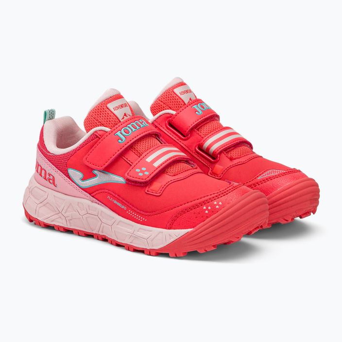 Кросівки для бігу дитячі Joma J.Adventure 2210 помаранчево-рожеві JADVW2210V 4