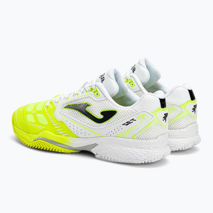 Кросівки для тенісу чоловічі Joma T.Set Clay біло-жовті TSETW2209P 3