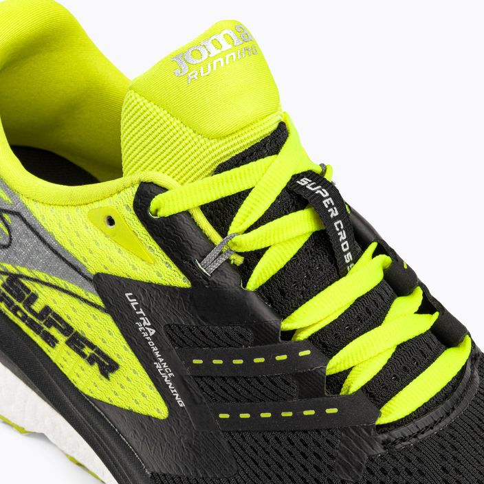 Кросівки для бігу чоловічі Joma R.Super Cross black/lemon 8