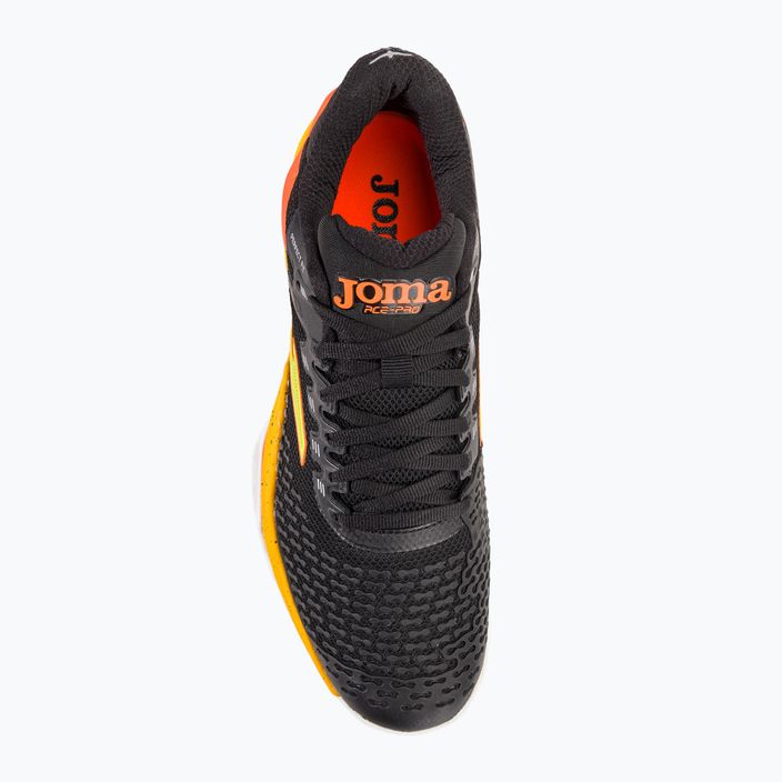 Чоловічі тенісні туфлі Joma Ace P чорні/помаранчеві 6