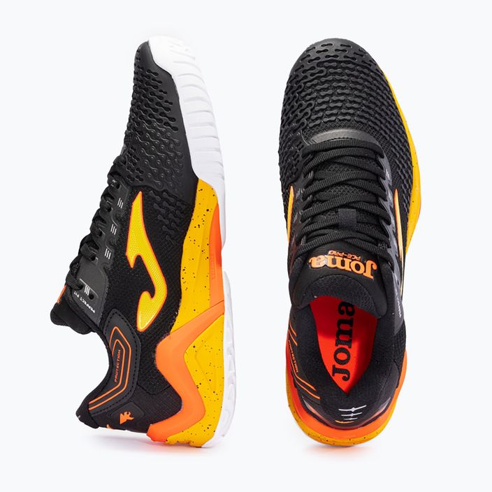 Кросівки для тенісу чоловічі Joma T.Ace 2301 чорно-помаранчеві TACES2301T 13