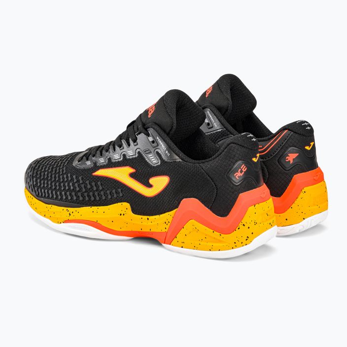 Кросівки для тенісу чоловічі Joma T.Ace 2301 чорно-помаранчеві TACES2301T 3