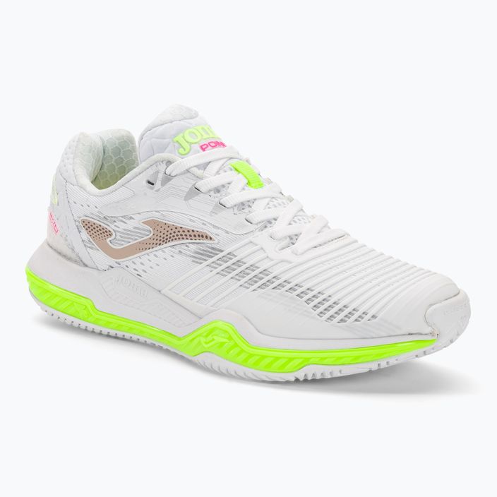 Кросівки для тенісу жіночі Joma T.Point біло-зелені TPOILS2302T