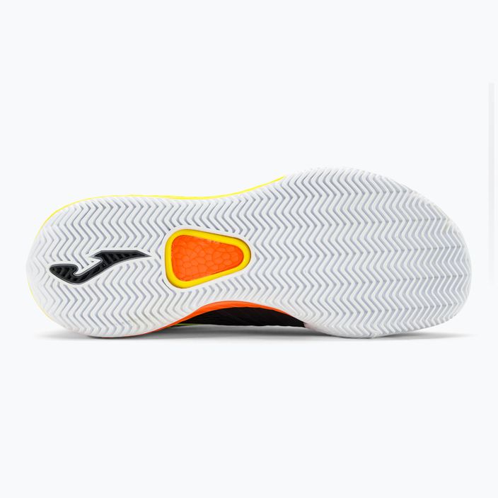 Чоловічі тенісні туфлі Joma Point P чорні/помаранчеві 5