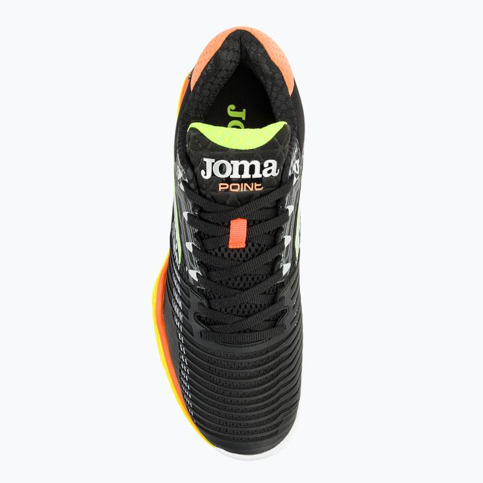 Чоловічі тенісні туфлі Joma Point P чорні/помаранчеві 6
