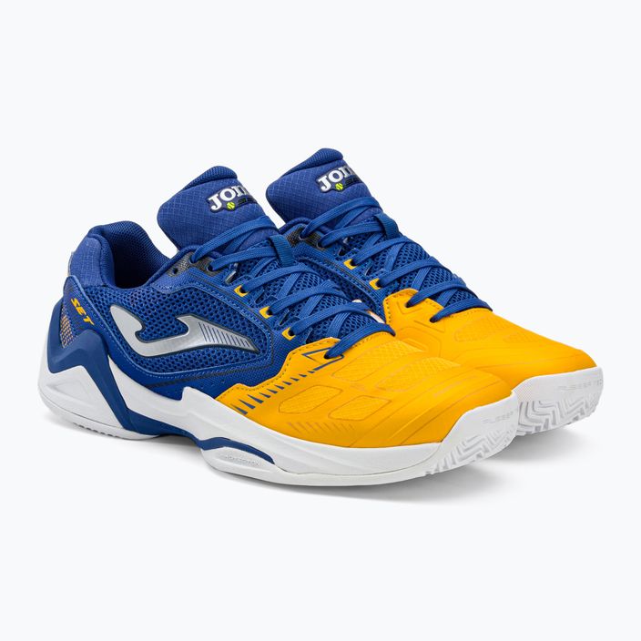 Кросівки для тенісу чоловічі Joma T.Set Clay блакитно-помаранчеві TSETS2304P 4