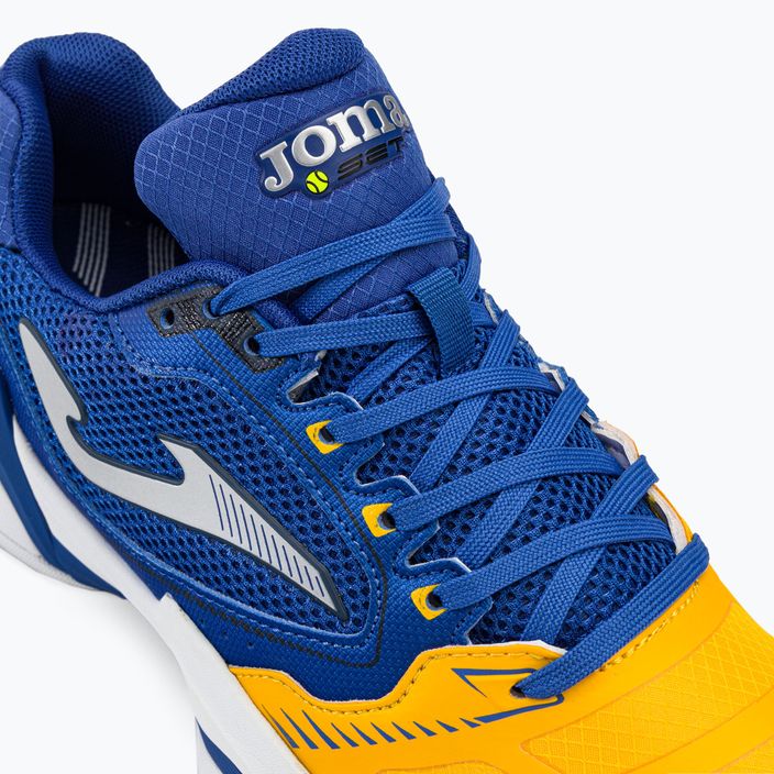 Кросівки для тенісу чоловічі Joma T.Set Clay блакитно-помаранчеві TSETS2304P 8