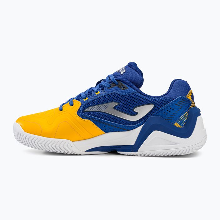 Кросівки для тенісу чоловічі Joma T.Set Clay блакитно-помаранчеві TSETS2304P 10
